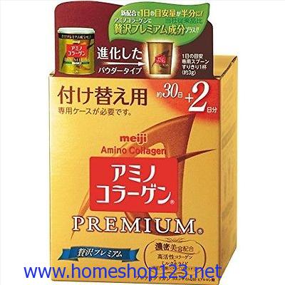 Meiji Amino Collagen Premium - Bột dạng gói bổ sung collagen