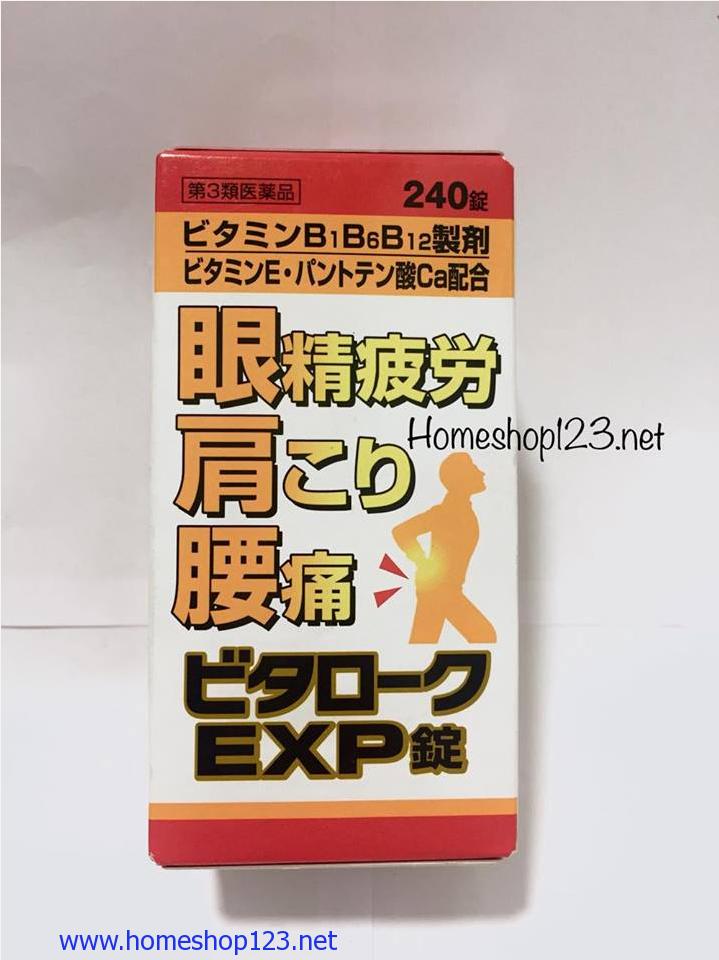 Thuốc giảm đau lưng, cứng cổ, tê tay chân, mỏi mắt Bitaroku EX Nhật Bản