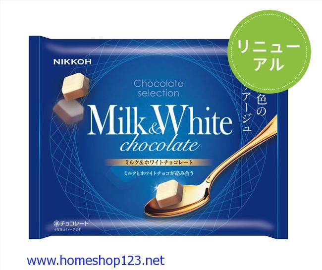 Socola Trắng Sữa Nhật Bản NIKKOH - Milk & White Chocolate