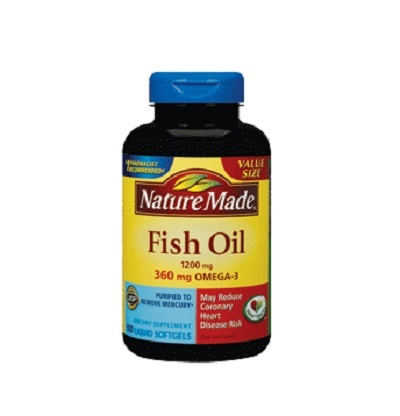 Dầu cá omega-3 1200mg Nature Made - Cung cấp các viatmin & khoáng chất giúp giảm nguy cơ bệnh tim mạch
