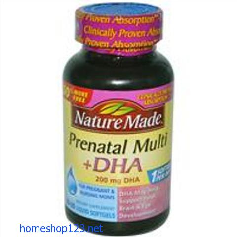 Prenatal Multi DHA Nature Made 90 viên nang - Vitamin dành cho phụ nữ có thai