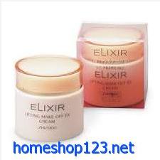 Kem làm sạch, se lỗ chân lông SHISEIDO Elixir Lifting Make Off EX Cleansing Cream 140g