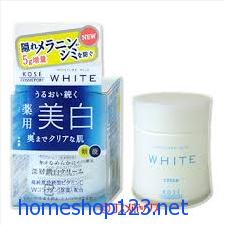 Kem dưỡng trắng da Moisture Mild White Kose - 50g Mang lại làn da trắng tự nhiên