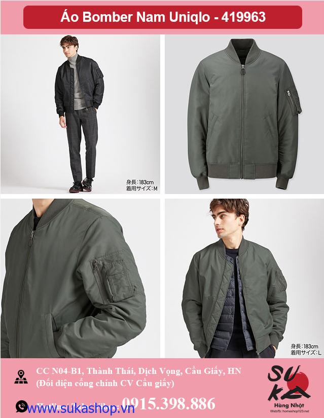 Áo Bomber Nam Uniqlo - 419963