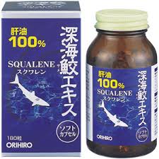 Dầu gan cá Squalene 100% Orihiro 180 viên Nhật Bản