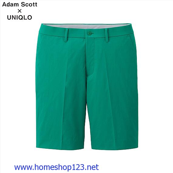 Quần Shorts Vải Gió Adam Scott UNIQLO 54 Green