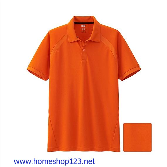 Áo Phông Polo Thể Thao Nam Uniqlo-Công Nghệ Dry EX 26 Orange