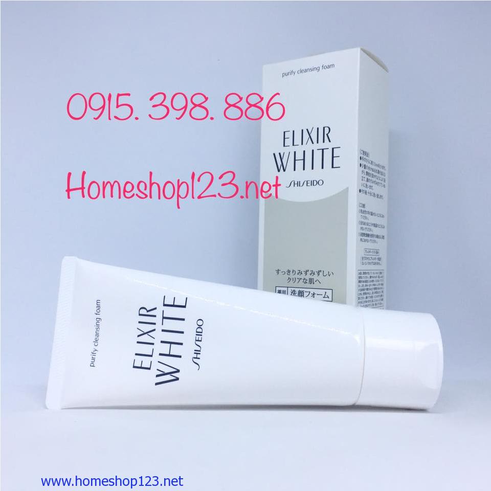 Sữa rửa mặt Shiseido ELIXIR WHITE Purify Cleansing Foam 145g
