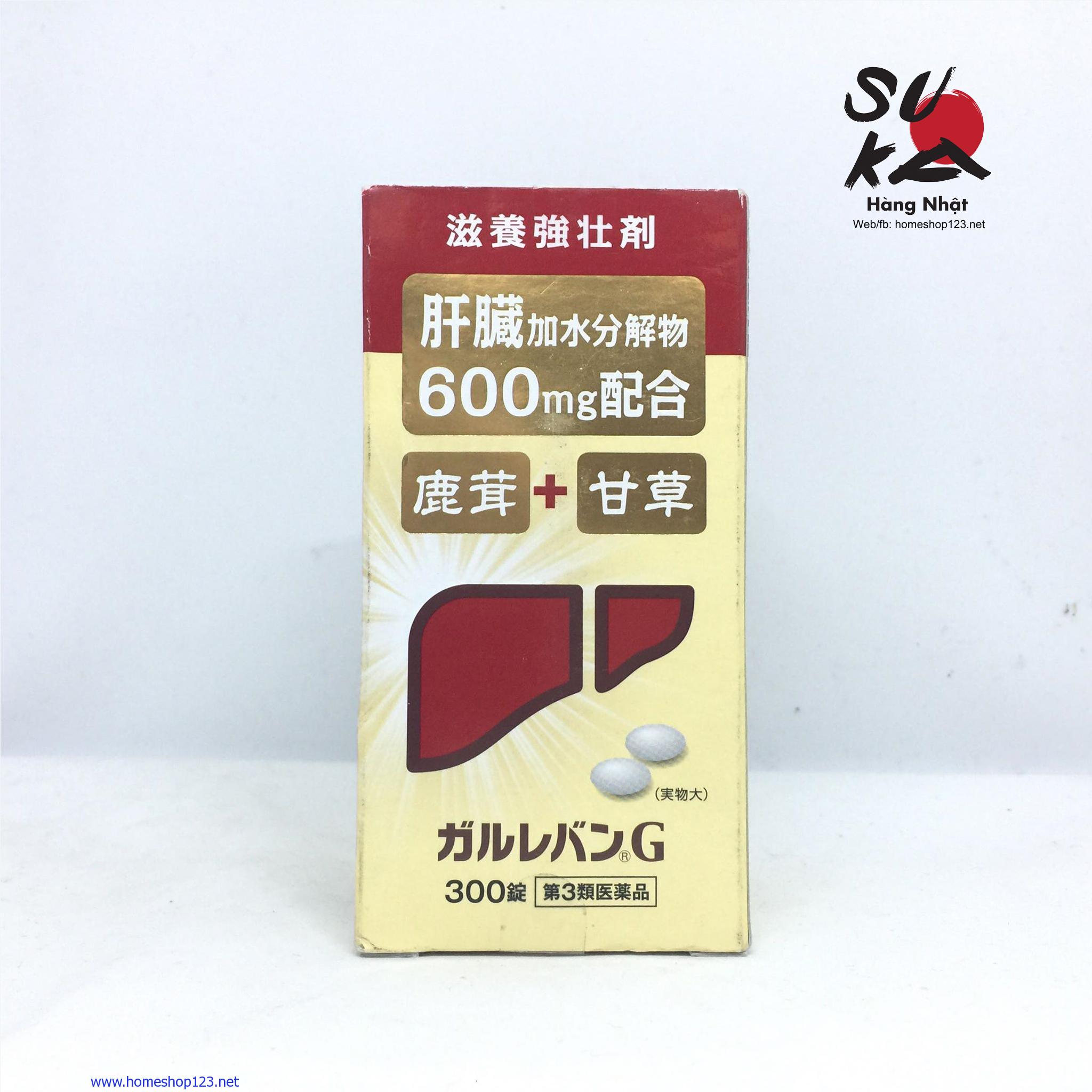 Thuốc bổ gan GARUREBAN-G 600mg Nhật Bản