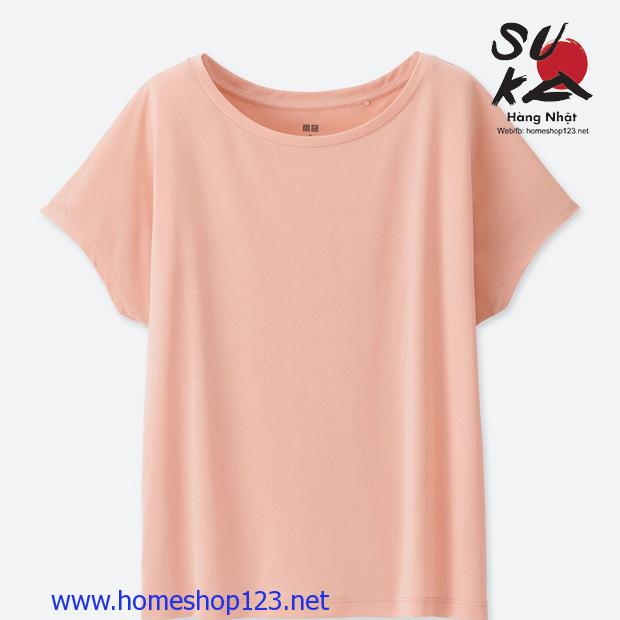 Áo phông nữ cánh dơi Uniqlo 182170-10 Pink