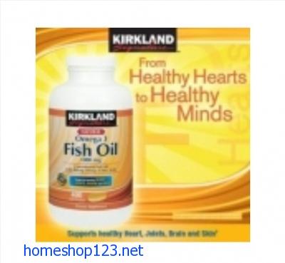 Omega 3 Fish oil 1000mg Kirkland Mỹ