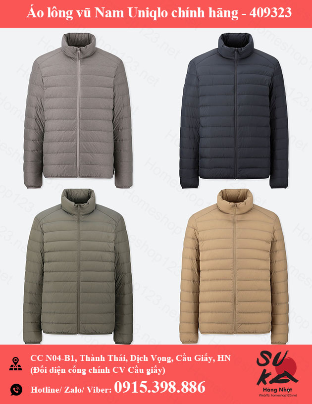 Áo khoác nhẹ Uniqlo với chất liệu lông cừu nhẹ đến từ Uniqlo Nhật Bản Áo  nhẹ mềm ấm màu sắc đẹp giữ ấm trong mùa đông